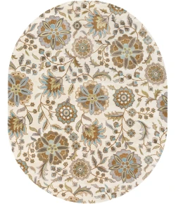 Livabliss Athena ATH5063 Denim Aqua Area Rug 8 ft. X 10 ft. Oval