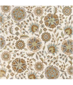 Livabliss Athena ATH5063 Denim Aqua Area Rug 8 ft. Square