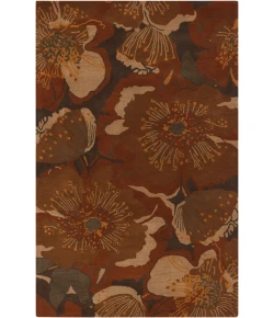 Surya Athena ATH5102 Rust Dark Brown Area Rug 9 ft. 9 in. Square