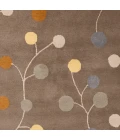Surya Athena Medium Gray ATH-5107 9ft.9in. x 9ft.9in. Round Rug