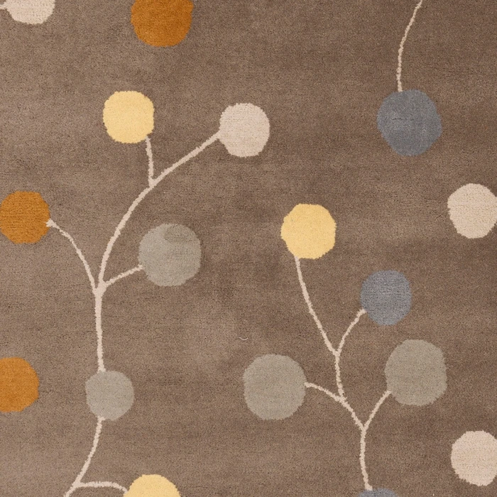Surya Athena Medium Gray ATH-5107 9ft.9in. x 9ft.9in. Round Rug