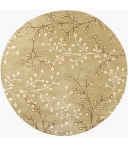 Surya Athena Olive ATH-5113 6 ft. X 6 ft. Round Rug