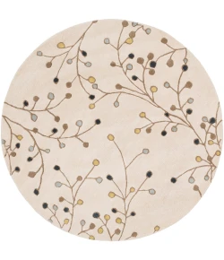 Livabliss Athena ATH5116 Khaki Lime Area Rug 6 ft. Round