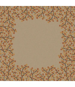 Surya Athena ATH5118 Wheat Burnt Orange Area Rug 9 ft. X 12 ft. Rectangle