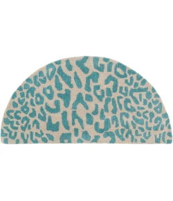 Livabliss Athena ATH5120 Dark Green Camel Area Rug 2 ft. X 4 ft. Hearth