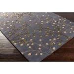 Livabliss Athena ATH5125 Navy Dark Brown Area Rug 9 ft. 9 in. Square