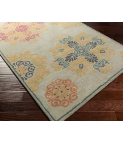 Surya Athena ATH5137 Light Sage Medium Green Area Rug 9 ft. 9 in. X 9 ft. 9 in. Square