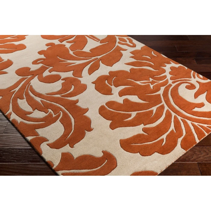 Surya Athena Burnt Orange ATH-5138 6ft. x 6ft. Square Rug