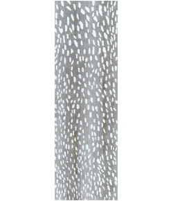 Livabliss Athena ATH5163 Medium Gray Light Gray Area Rug 3 ft. X 12 ft. Runner