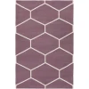 Surya Atrium ATM3010 Plum Off-White Area Rug 9 ft. X 13 ft. Rectangle