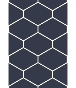 Surya Atrium ATM3012 Navy Ivory Area Rug 2 ft. X 3 ft. Rectangle