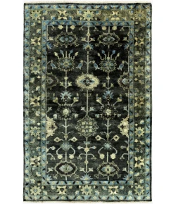 Surya Antique ATQ1008 Dark Green Charcoal Area Rug 2 ft. X 3 ft. Rectangle