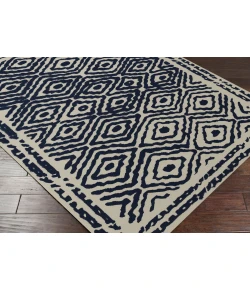 Surya Atlas ATS1002 Navy Beige Area Rug 2 ft. X 3 ft. Rectangle