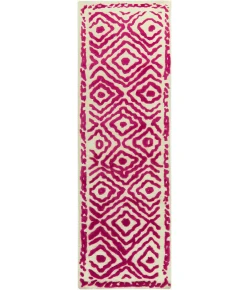 Surya Atlas ATS1005 Bright Pink Beige Area Rug 2 ft. X 3 ft. Rectangle