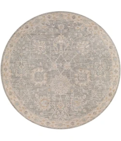 Livabliss Avant Garde AVT2305 Medium Gray Charcoal Area Rug 6 ft. 7 in. Round