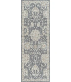 Livabliss Avant Garde AVT2306 Medium Gray Charcoal Area Rug 2 ft. 7 in. X 7 ft. 3 in. Runner