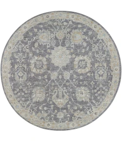 Livabliss Avant Garde AVT2306 Medium Gray Charcoal Area Rug 6 ft. 7 in. Round