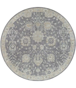 Livabliss Avant Garde AVT2306 Medium Gray Charcoal Area Rug 7 ft. 10 in. Round