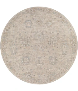 Livabliss Avant Garde AVT2307 Light Gray Medium Gray Area Rug 6 ft. 7 in. Round