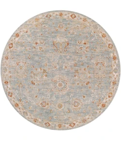 Livabliss Avant Garde AVT2322 Denim Pale Blue Area Rug 7 ft. 10 in. Round