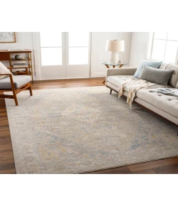 Livabliss Avant Garde AVT2360 Taupe Medium Gray Area Rug 6 ft. 7 in. Round Round