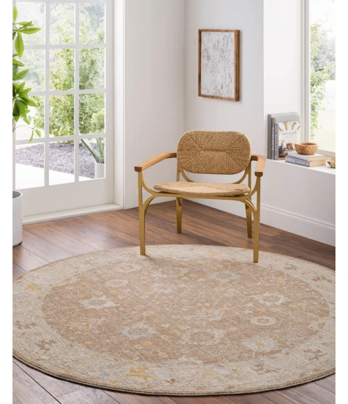LIVABLISS Avant Garde Dark Brown AVT-2370 2ft.7in. x 10ft. Rect. Rug
