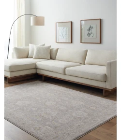 Livabliss Avant Garde AVT2380 Taupe Light Grey Area Rug 6 ft. 7 in. Round Round