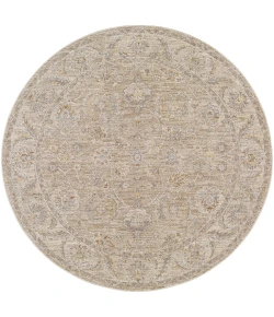 Livabliss Avant Garde AVT2382 Taupe Sage Area Rug 6 ft. 7 in. Round Round