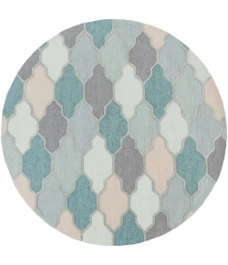 Livabliss Pollack AWAH2036 Medium Gray Charcoal Area Rug 3 ft. 6 in. Round