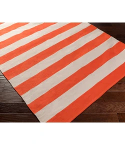 Surya City Park AWCP3064 Bright Orange Cream Area Rug 8 ft. X 10 ft. Rectangle