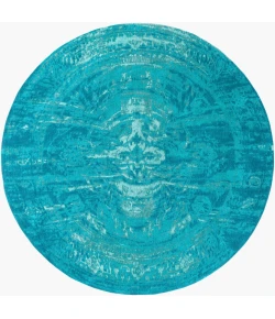 Surya Elegant AWET3073 Aqua Teal Area Rug 6 ft. Round