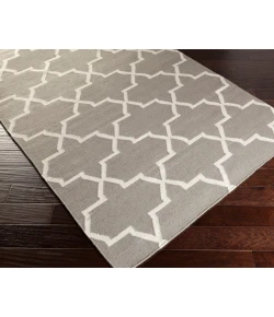 Surya York AWHD1022 Medium Gray Ivory Area Rug 8 ft. X 10 ft. Rectangle