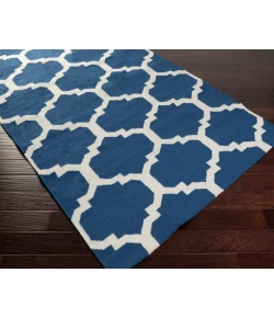 Surya York AWHD1032 Bright Blue Ivory Area Rug 9 ft. X 12 ft. Rectangle