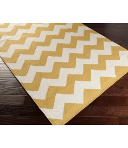 Surya York AWHD1043 Bright Yellow Cream Area Rug 9 ft. X 12 ft. Rectangle