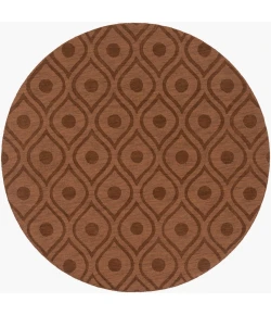 Surya Central Park AWHP4002 Dark Brown Area Rug 7 ft. 9 in. Round
