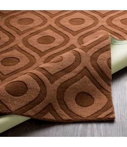 Surya Central Park AWHP4002 Dark Brown Area Rug 6 ft. Round