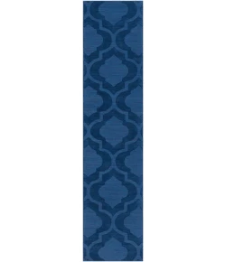 Surya Central Park AWHP4008 Dark Blue Area Rug 2 ft. 3 in. X 14 ft. Runner