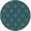 Surya Central Park AWHP4010 Teal Area Rug 7 ft. 9 in. Round
