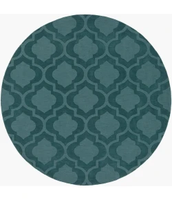Surya Central Park AWHP4010 Teal Area Rug 7 ft. 9 in. Round