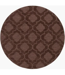 Surya Central Park AWHP4014 Dark Brown Area Rug 6 ft. Round