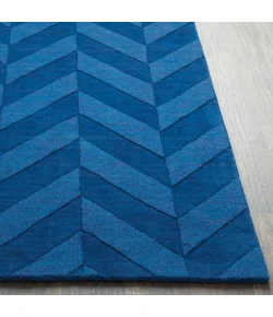 Surya Central Park AWHP4024 Dark Blue Area Rug 9 ft. 9 in. Round