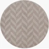 Surya Central Park AWHP4025 Taupe Lavender Area Rug 6 ft. Round