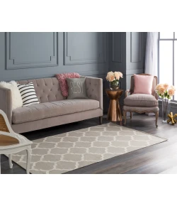 Surya Vogue AWLT3004 Light Gray Cream Area Rug 8 ft. X 10 ft. Rectangle