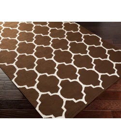 Surya Vogue AWLT3010 Dark Brown Ivory Area Rug 5 ft. X 8 ft. Rectangle