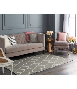 Surya Vogue AWLT3012 Medium Gray Khaki Area Rug 3 ft. X 5 ft. Rectangle