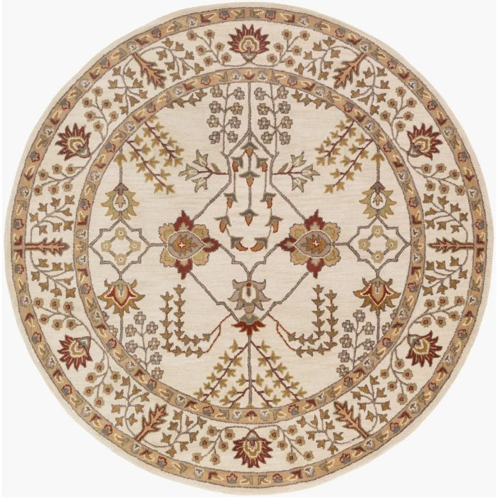 Surya Middleton Burgandy AWMD-2243 6ft. x 6ft. Round Rug