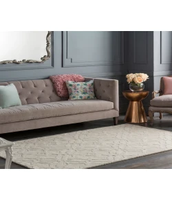 Livabliss Metro AWMP4017 Beige Area Rug 6 ft. Round