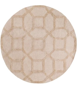 Livabliss Arise AWRS2130 Khaki Area Rug 6 ft. Round