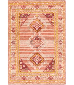 Livabliss Addyson AYO2306 Dusty Coral Grass Green Area Rug 2 ft. X 3 ft. Rectangle