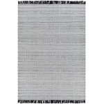 Surya Azalea AZA2310 Black Silver Gray Area Rug 8 ft. X 10 ft. Rectangle